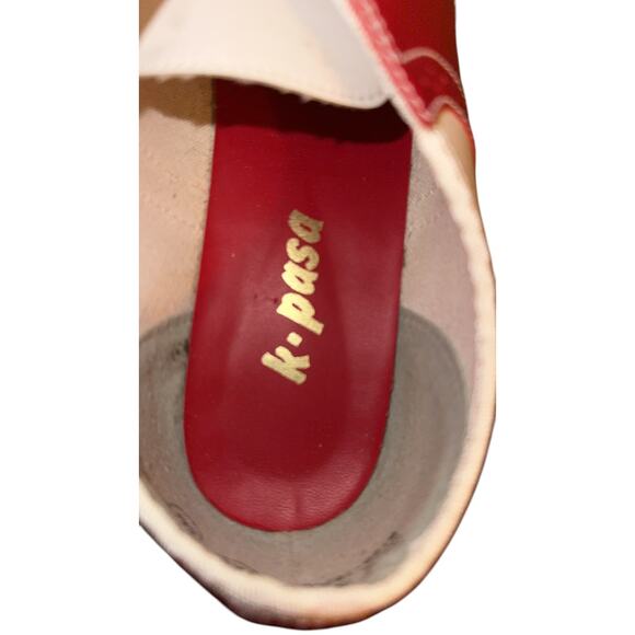 Vintage 80s Red & White Saddle Shoes – Women’s Size 8M – Made in Taiwan R.O.C. - Picture 10 of 10